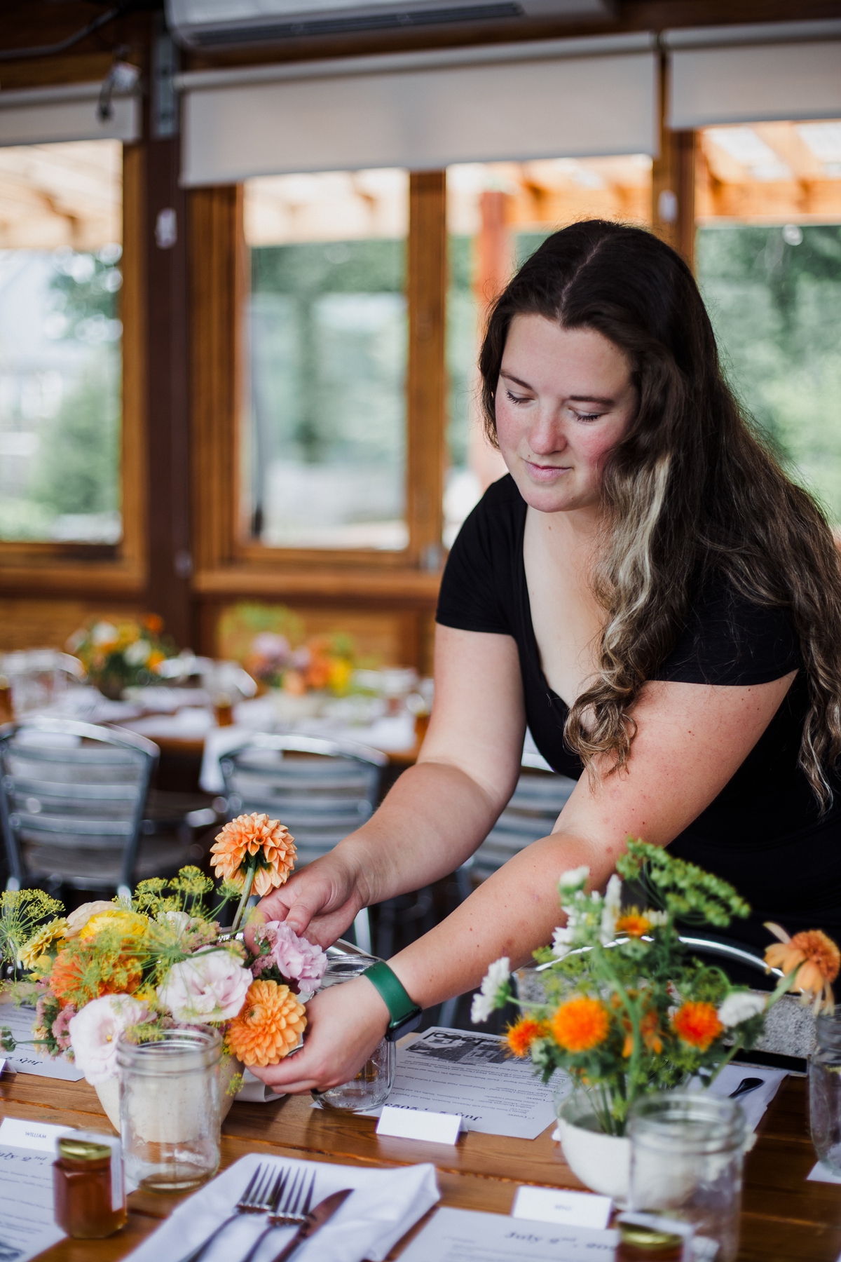 The Local Charlottesville, wedding tablescape