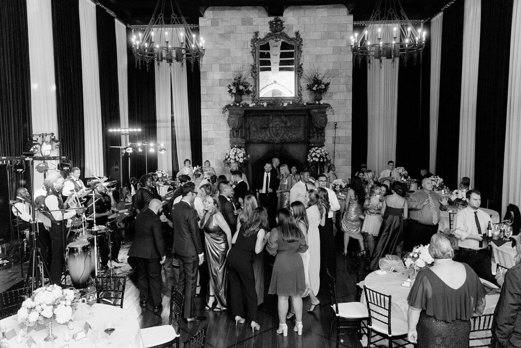 Dover Hall, Wedding Reception, Black & White Photography