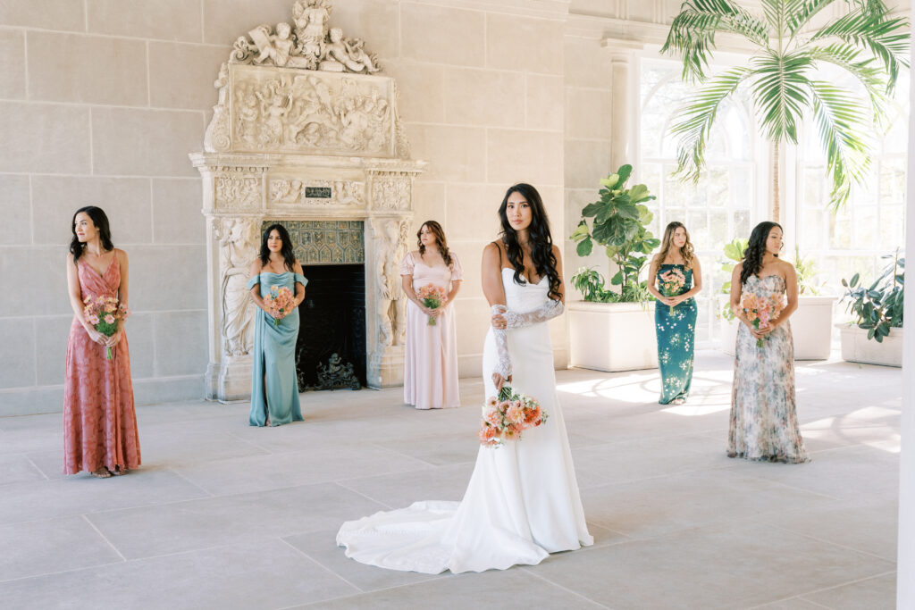 bridesmaid bouquets, gallison hall