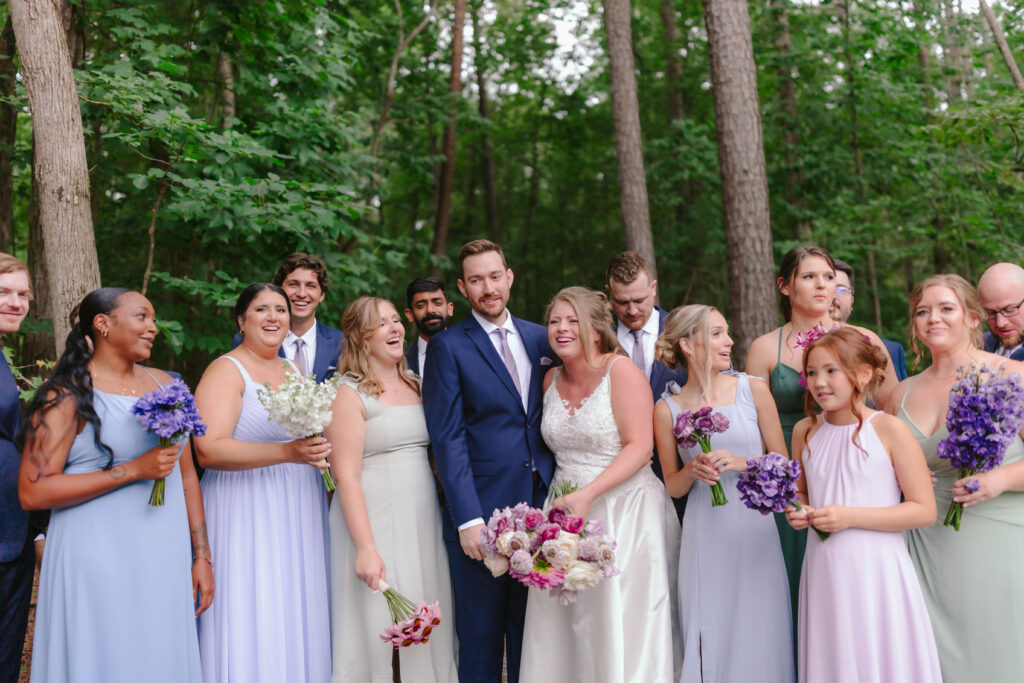 Lavender Oaks Farm wedding, North Carolina wedding florist, lavender wedding flower trends