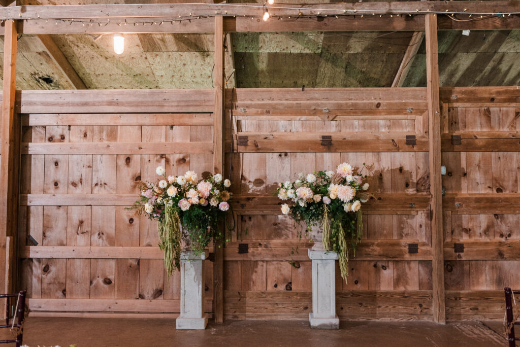 Pedestal floral arrangements